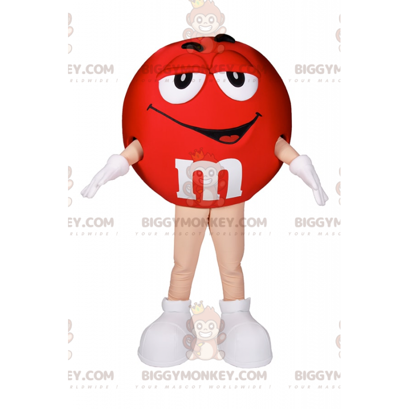 Traje de mascote vermelho BIGGYMONKEY™ M&Ms – Biggymonkey.com