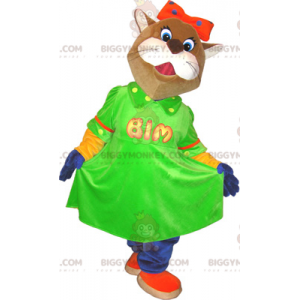 Kostium przebranej maskotki BIGGYMONKEY™ Lady Cat -
