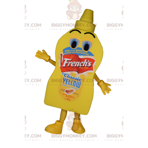 Costume da mascotte BIGGYMONKEY™ senape di French -