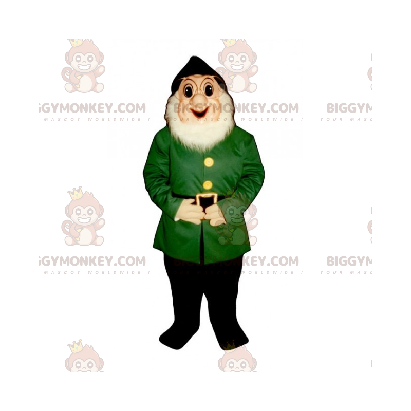 Traje de mascote de gnomo de jardim BIGGYMONKEY™ – Traje de mascote de gnomo de jardim BIGGYMONKEY™ –
