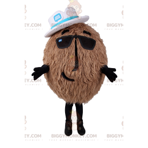 BIGGYMONKEY™ Costume da mascotte Cocco con cappello -
