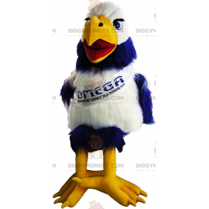 Bicolor Bird BIGGYMONKEY™ Mascot Costume with Scarf -