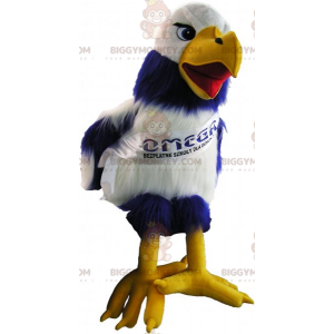 Costume da mascotte bicolore Bird BIGGYMONKEY™ con sciarpa -