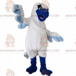 BIGGYMONKEY™ Disfraz de mascota de pájaro blanco con pico azul - Mascota del pájaro - BIGGYMONKEY_017514 - BiggyMonkey.com
