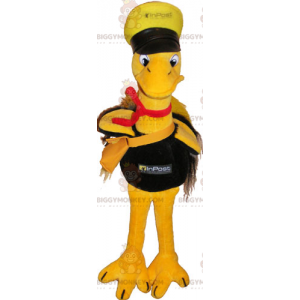 BIGGYMONKEY™ Costume da mascotte con uccellino da postino -