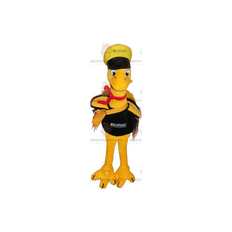 BIGGYMONKEY™ Postman Outfit Bird Mascot Costume -