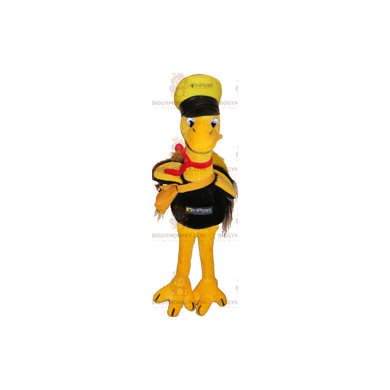 BIGGYMONKEY™ Postman Outfit Vogel Mascotte Kostuum -