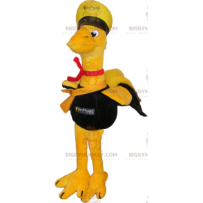 BIGGYMONKEY™ Postman Outfit Bird Mascot Costume -