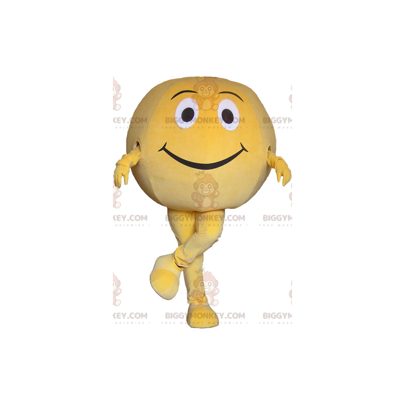 Kostým BIGGYMONKEY™ Grapefruitový maskot s úsměvem –
