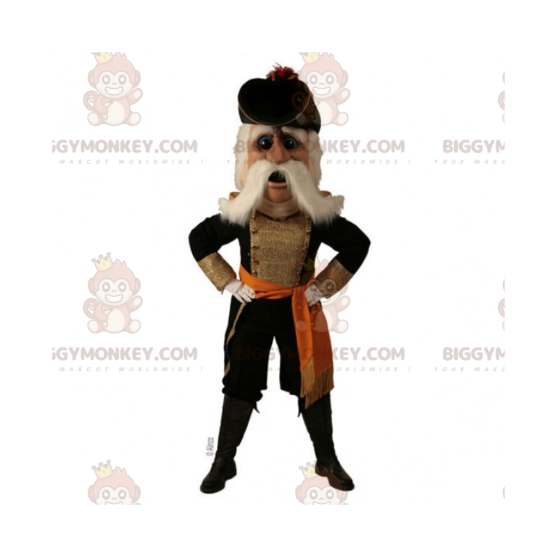 BIGGYMONKEY™ Character Mascot Costume - Kaptajn 19th Century - BIGGYMONKEY™ Character Mascot Costume - Kaptajn 19th Century -