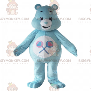 BIGGYMONKEY™ χαρακτήρας στολή μασκότ Care Bear - Μπλε Tougentille - Μασκότ διάσημων χαρακτήρων - BiggyMonkey.com