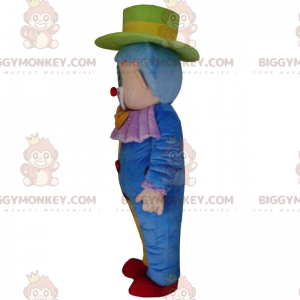 BIGGYMONKEY™ Circus Character Mascot Costume - Flerfärgad clown