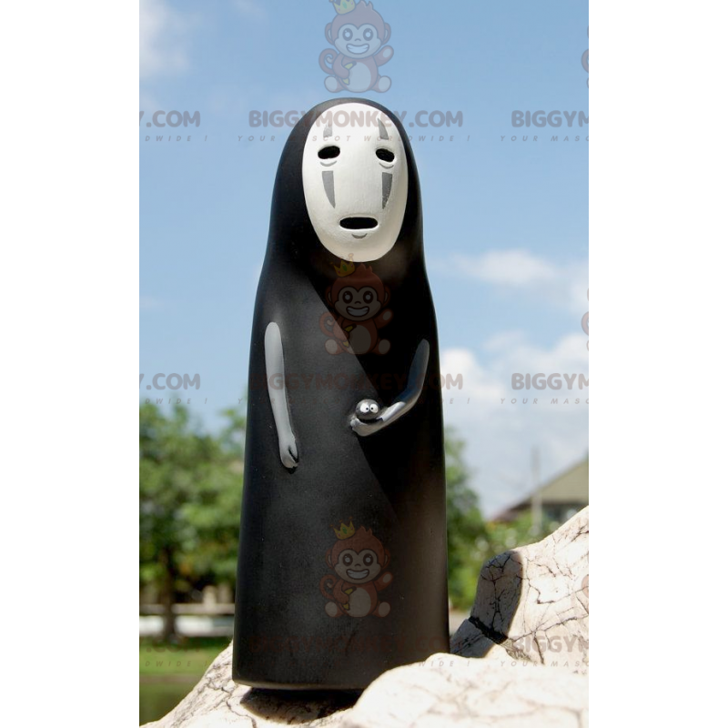 Costume de mascotte BIGGYMONKEY™ de fantôme de dame noire et Costume de mascotte BIGGYMONKEY™ de fantôme de dame noire et