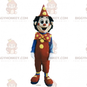 BIGGYMONKEY™ Maskotkostume Cirkuskarakter - Smilende klovn -