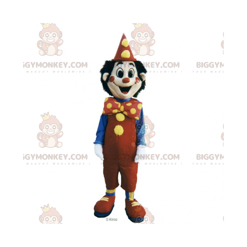BIGGYMONKEY™ Mascottekostuum Circuskarakter - Lachende Clown - BIGGYMONKEY™ Mascottekostuum Circuskarakter - Lachende Clown -