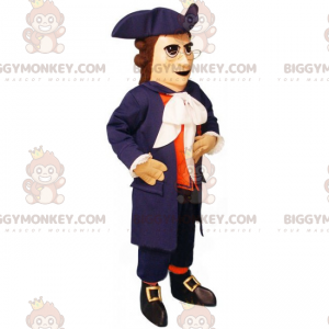 BIGGYMONKEY™ Mascot Costume Renaissance Character - Blue Outfit