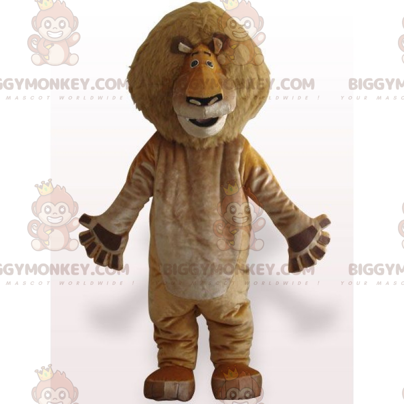 Costume de mascotte BIGGYMONKEY™ personnage de Madagascar - Costume de mascotte BIGGYMONKEY™ personnage de Madagascar -