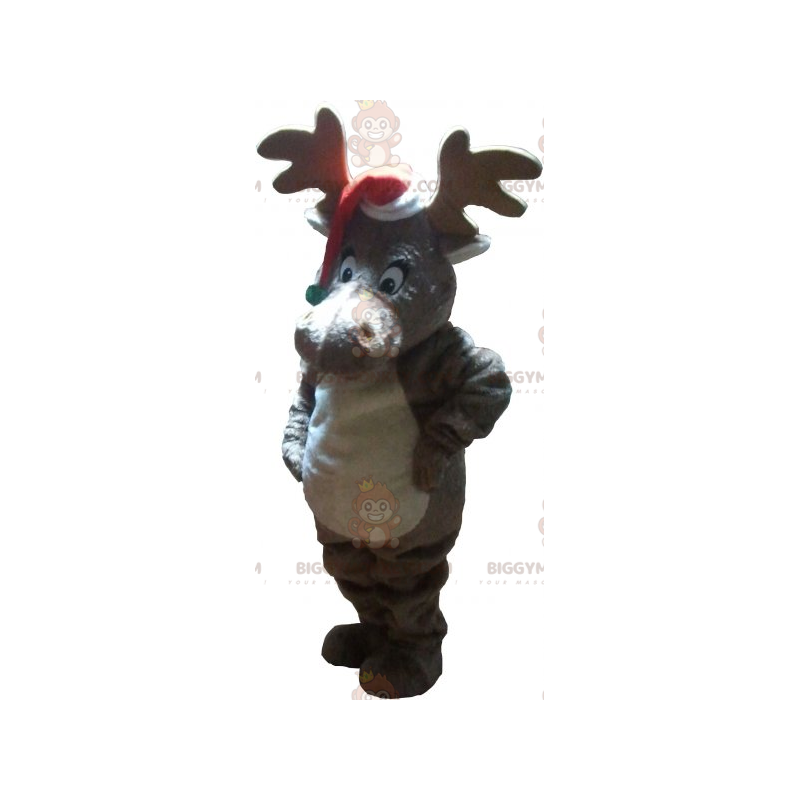 Costume de mascotte BIGGYMONKEY™ personnage de Noel - Renne - Costume de mascotte BIGGYMONKEY™ personnage de Noel - Renne -