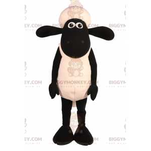 BIGGYMONKEY™ χαρακτήρας στολή μασκότ Shaun το Πρόβατο - Μασκότ προβάτων - BIGGYMONKEY_017563 - BiggyMonkey.com