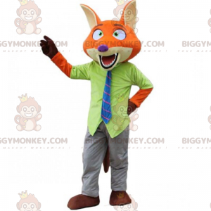 Zootopia Character BIGGYMONKEY™ Maskotdräkt - Nick Wilde -