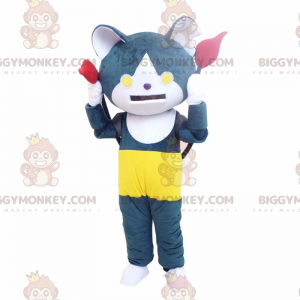 BIGGYMONKEY™ sarjakuvahahmon maskottiasu - kissa -