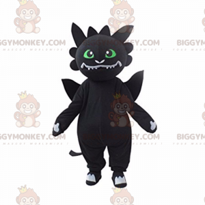 BIGGYMONKEY™ tegneseriefigur maskotkostume - sort kat -