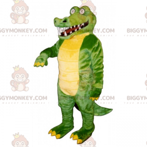 BIGGYMONKEY™ Maskotdräkt för tecknad karaktär - krokodil -