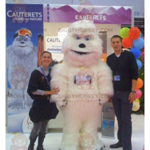 BIGGYMONKEY™ White Yeti Abominevole costume da mascotte pupazzo