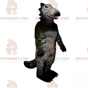 BIGGYMONKEY™ maskotdräkt seriefigur - svart drake - BiggyMonkey