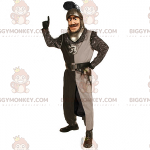 BIGGYMONKEY™ Historisches Maskottchen-Kostüm – Ritter -