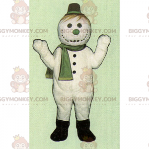 BIGGYMONKEY™ Vinterkaraktermaskotkostume - Snemand -