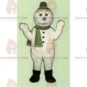 BIGGYMONKEY™ Winter Character Mascot Costume - Snowman -