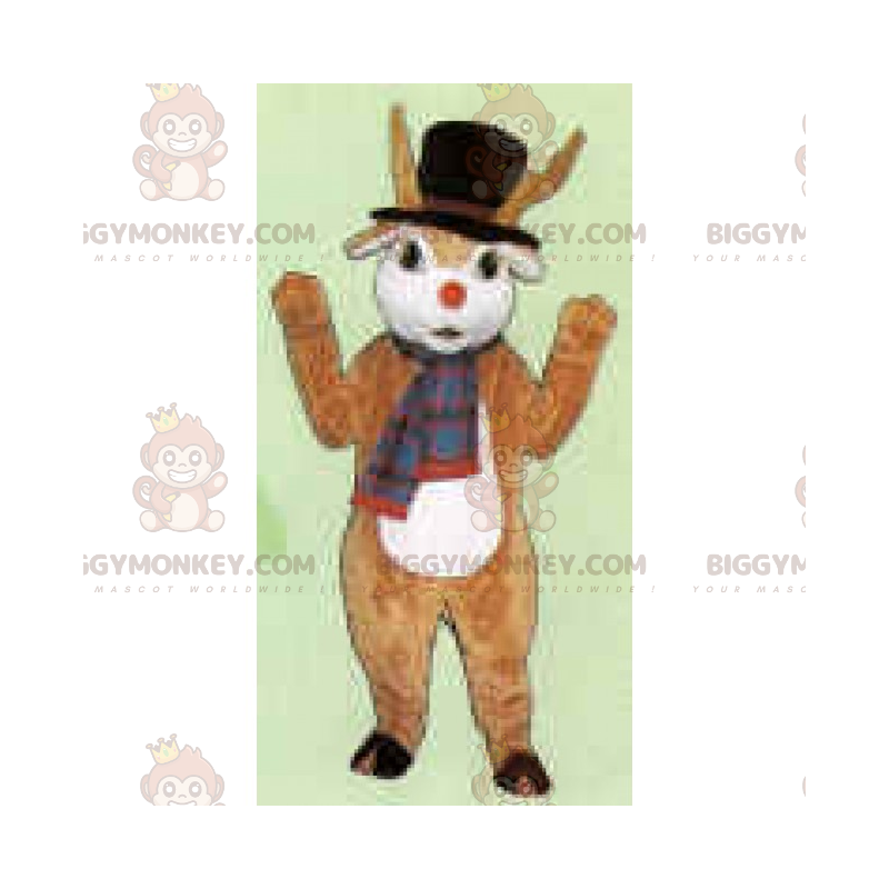 Disfraz de mascota de personaje de invierno BIGGYMONKEY™ - Reno Disfraz de mascota de personaje de invierno BIGGYMONKEY™ - Reno