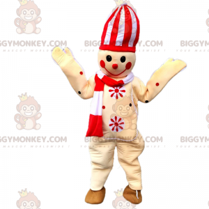 BIGGYMONKEY™ Holiday Character Mascot Costume - Candy Cane Man