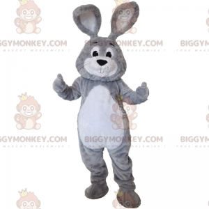 BIGGYMONKEY™ Kleines graues Hasen-Maskottchen-Kostüm -