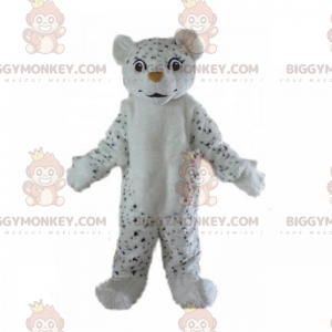 Costume de mascotte BIGGYMONKEY™ petit léopard noir et blanc -
