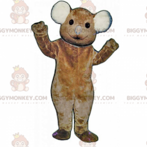 Costume de mascotte BIGGYMONKEY™ petit ourson brun avec