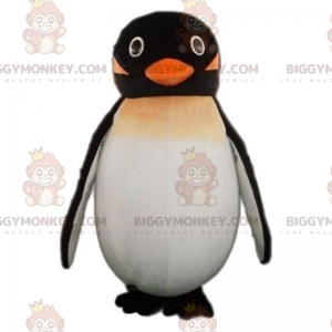 BIGGYMONKEY™ Kleines lächelndes Pinguin-Maskottchen-Kostüm -