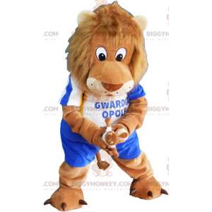 Costume da mascotte da pilota BIGGYMONKEY™ con elmetto -