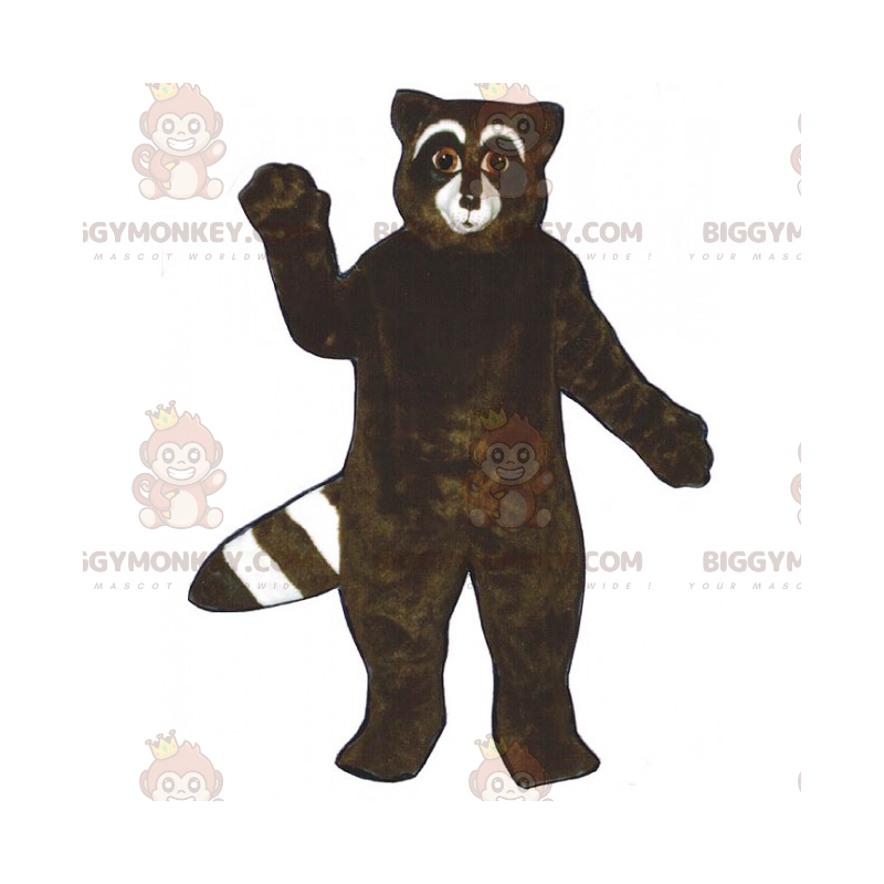 BIGGYMONKEY™ Costume da mascotte procione nero - Biggymonkey.com