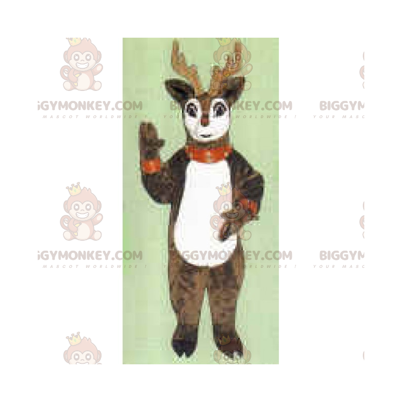 BIGGYMONKEY™ Kerst Rendier Mascotte Kostuum - Biggymonkey.com