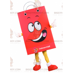 BIGGYMONKEY™ Smiling Shopping Bag Mascot Costume -