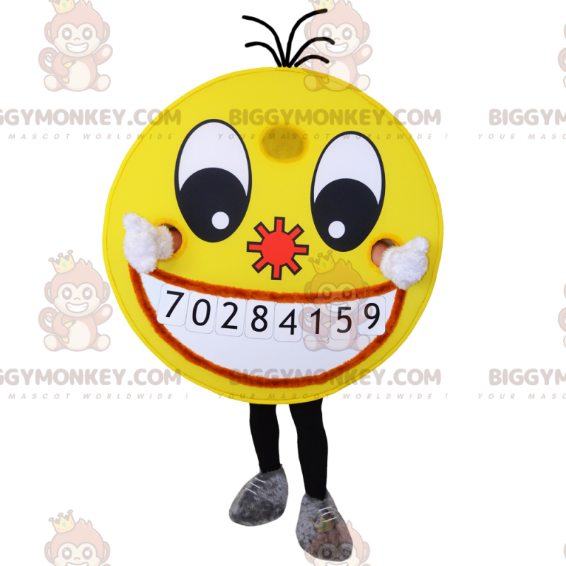 Traje de mascote sorridente BIGGYMONKEY™ – Biggymonkey.com