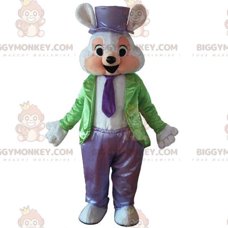 Costume de mascotte BIGGYMONKEY™ souris en tenue de magicien