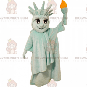Costume de mascotte BIGGYMONKEY™ Statue de la Liberté -