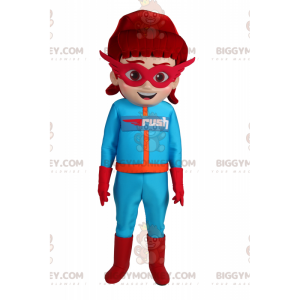 BIGGYMONKEY™ Super Heroine Mascot Costume - Biggymonkey.com