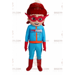 BIGGYMONKEY™ Superheldin-Maskottchen-Kostüm - Biggymonkey.com