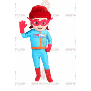 BIGGYMONKEY™ Superheldin-Maskottchen-Kostüm - Biggymonkey.com