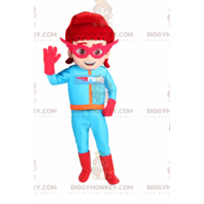 Costume de mascotte BIGGYMONKEY™ super héroïne - Biggymonkey.com