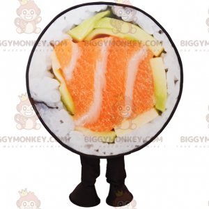 BIGGYMONKEY™ Salmon Sushi Mascot Costume - Biggymonkey.com